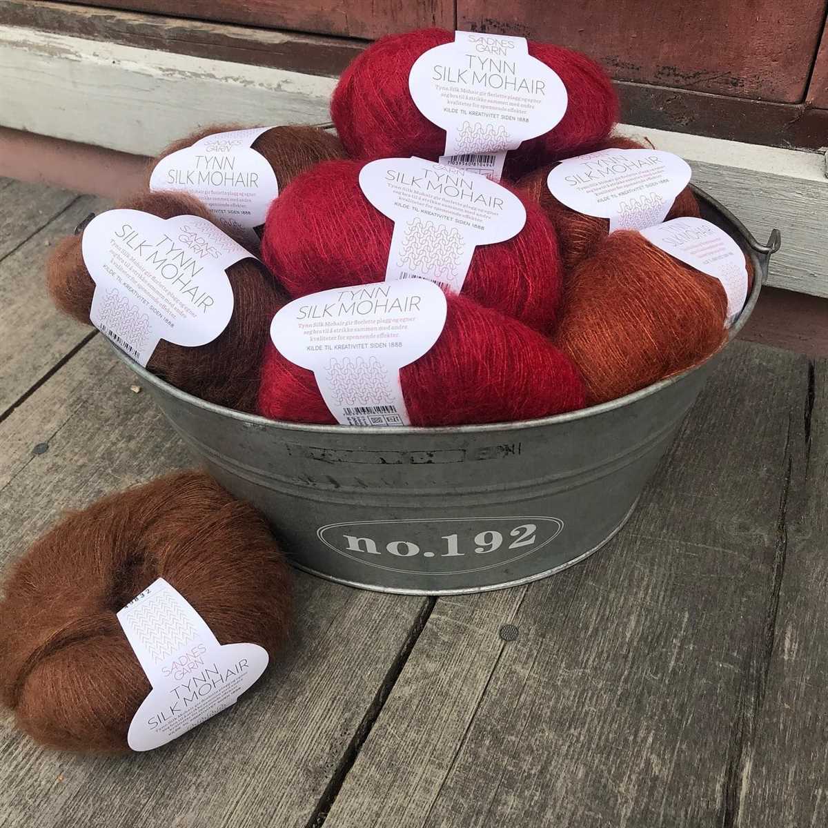 Knitting patterns for mohair yarn
