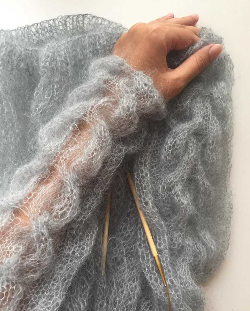 Knitting patterns for mohair yarn