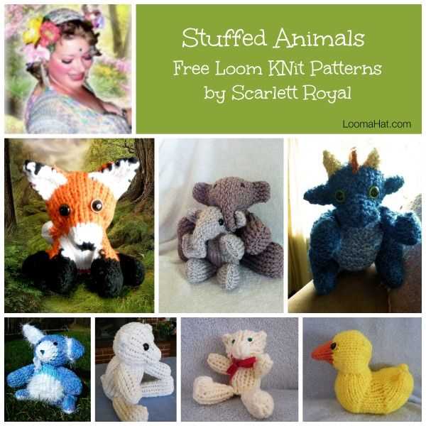 Knitting patterns stuffed animals