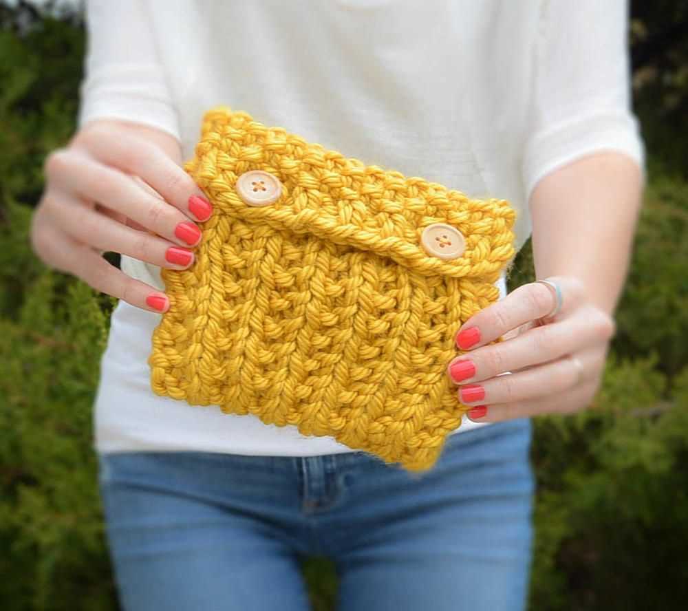 Knitting project bag pattern