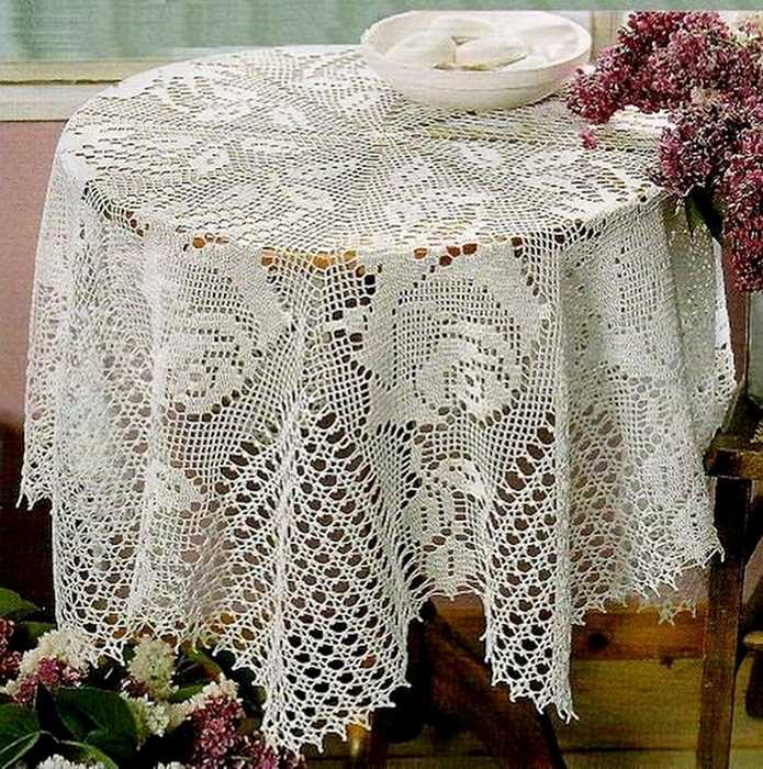 Knitting tablecloth pattern