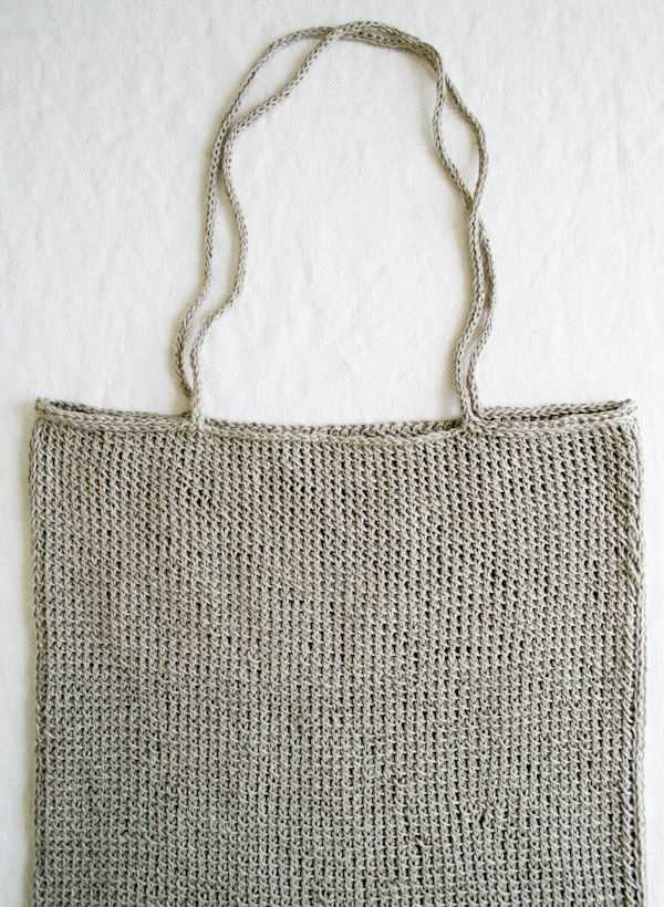 Knitting tote pattern