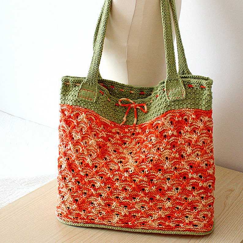 Knitting tote pattern