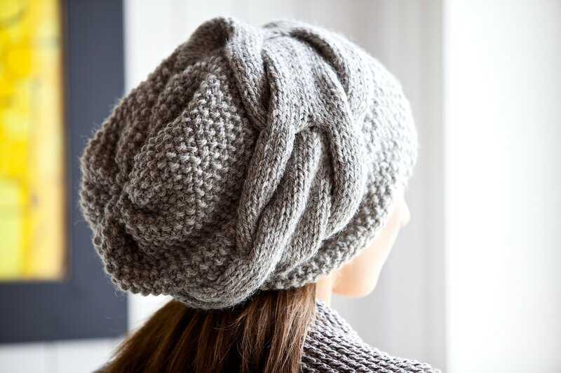 Knots of love knitted hat patterns