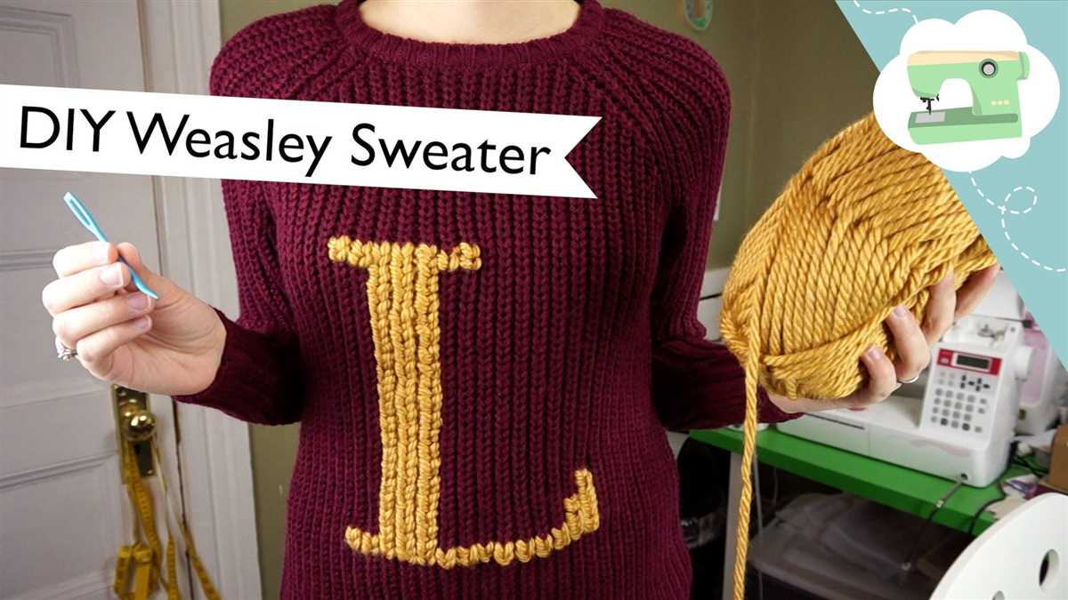 Harry potter quidditch jumper knitting pattern