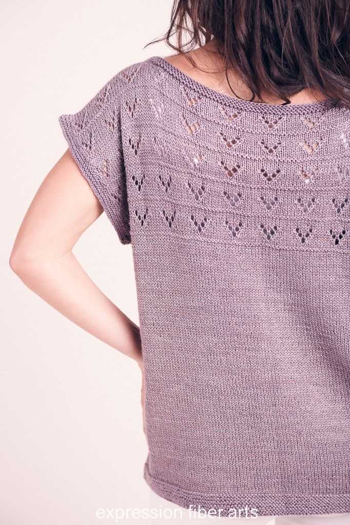 Short sleeve sweater patterns free knitting
