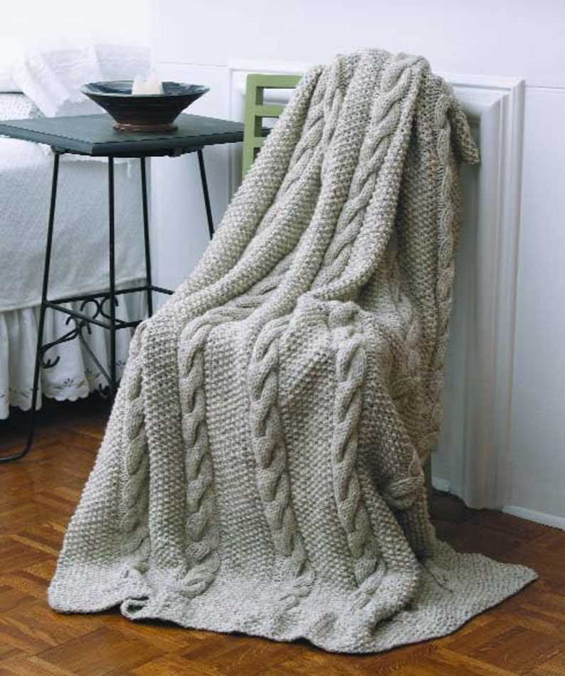 Free super chunky blanket knitting patterns