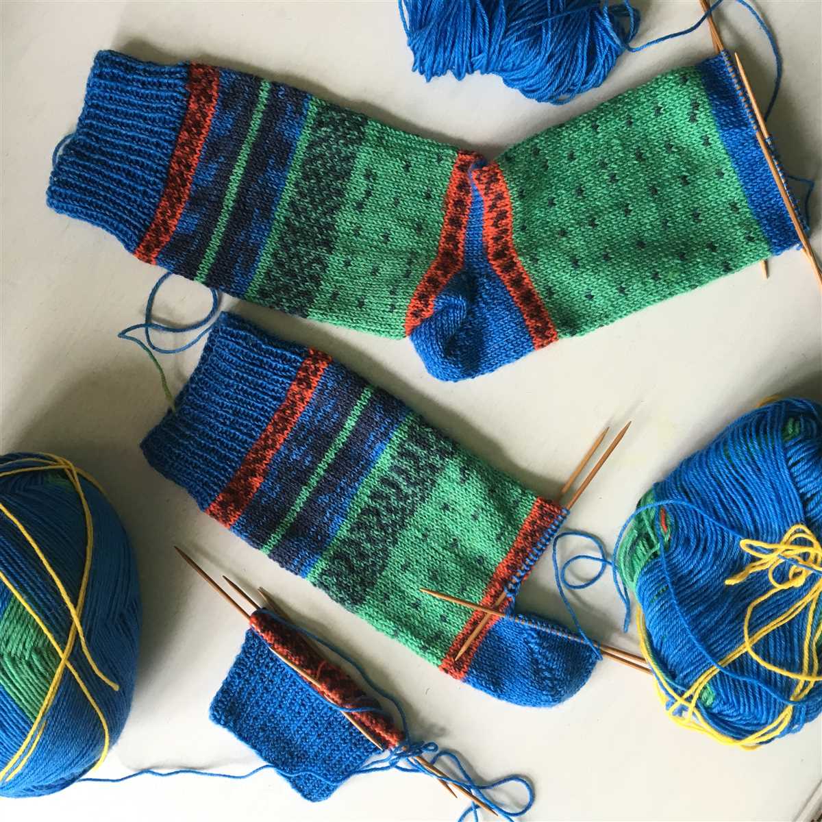 Easy knit sock pattern on circular needles