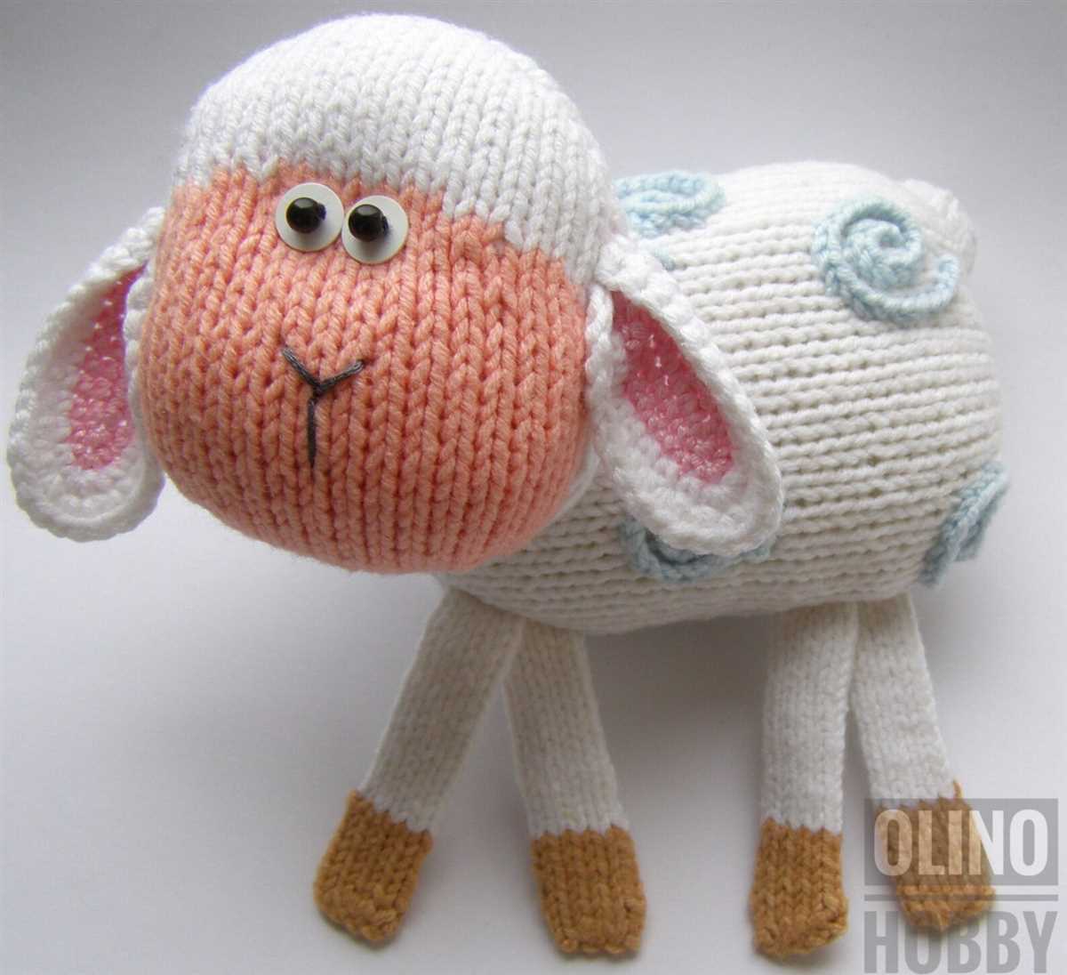 Knitted lamb pattern free