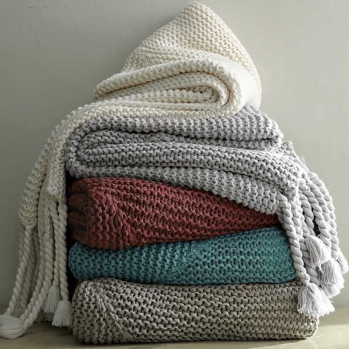 Knitted blankets and throws patterns