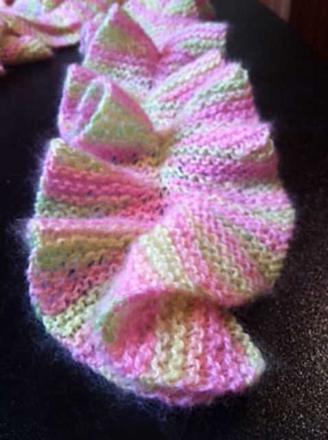 Spiral scarf knitting pattern free