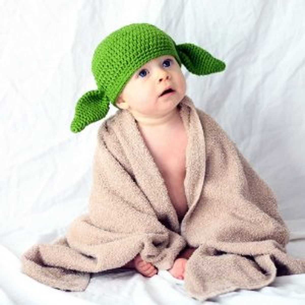 Yoda hat knitting pattern