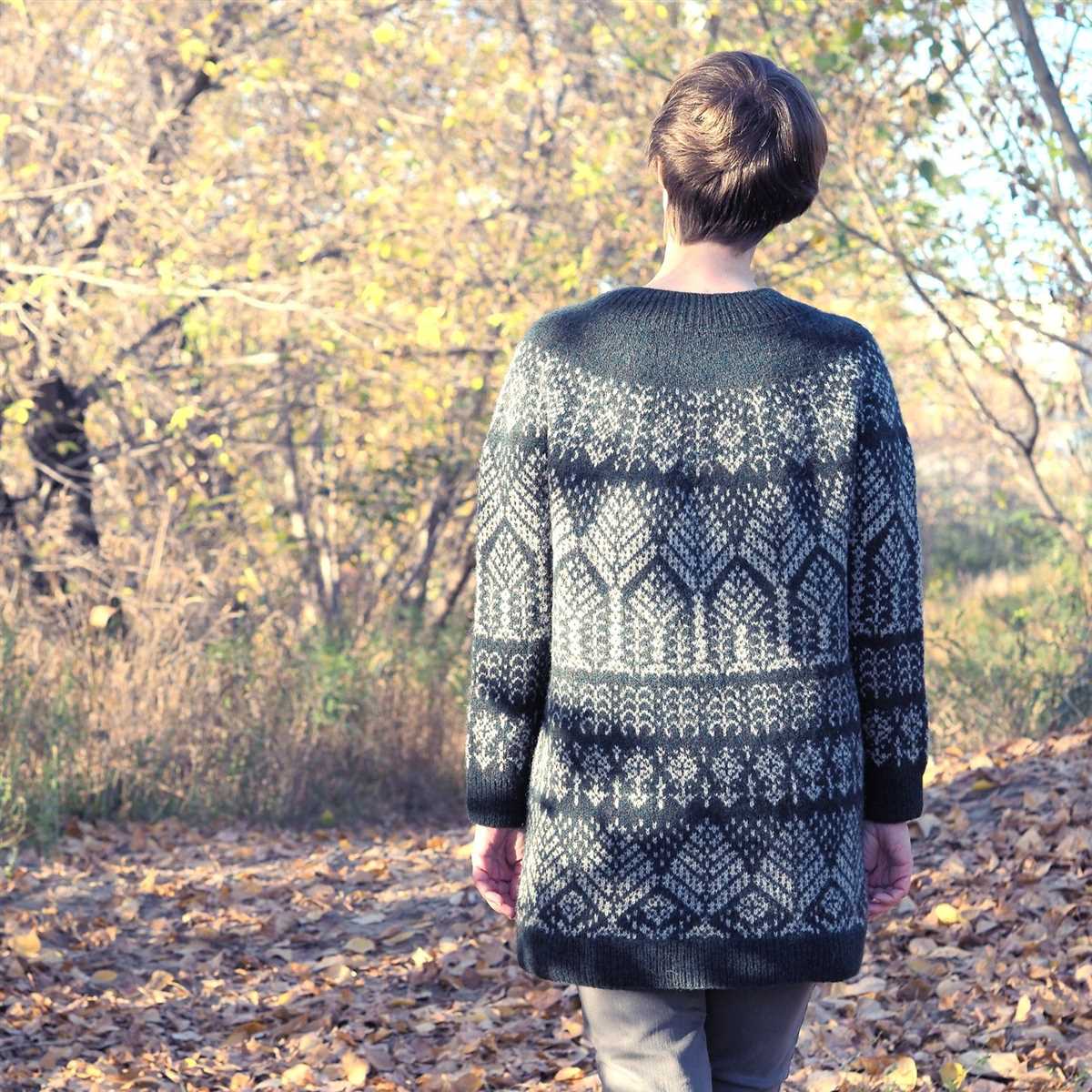 Forest knitting pattern