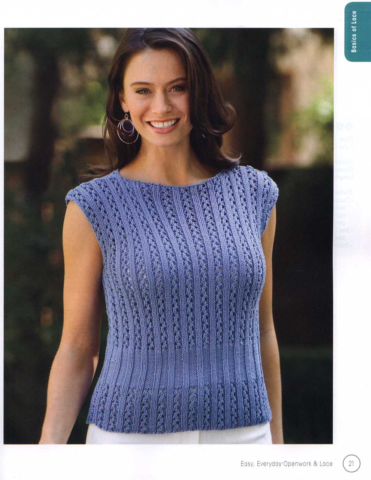 Lace top knitting pattern free