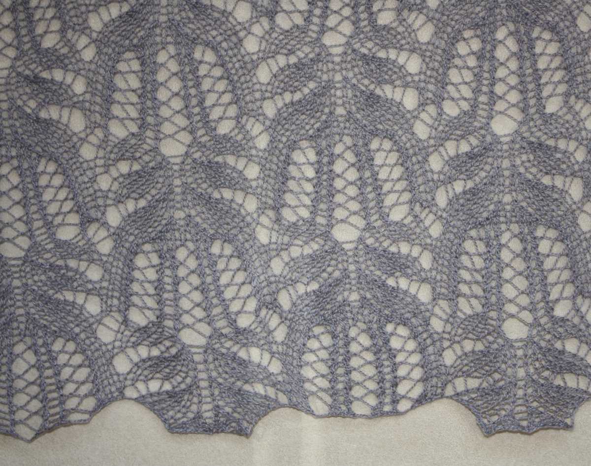 Lace wrap knitting pattern