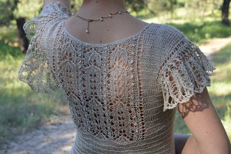 Lace dress knitting pattern