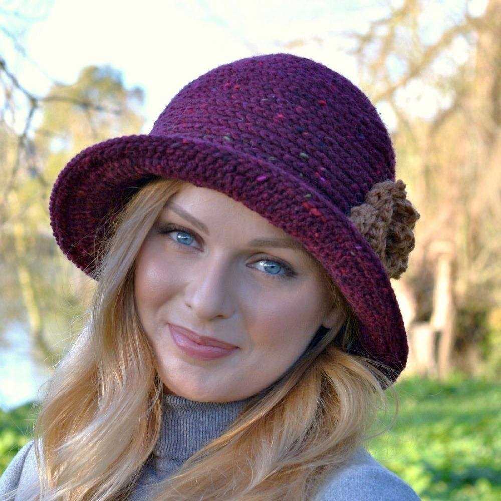 Ladies hats knitting patterns