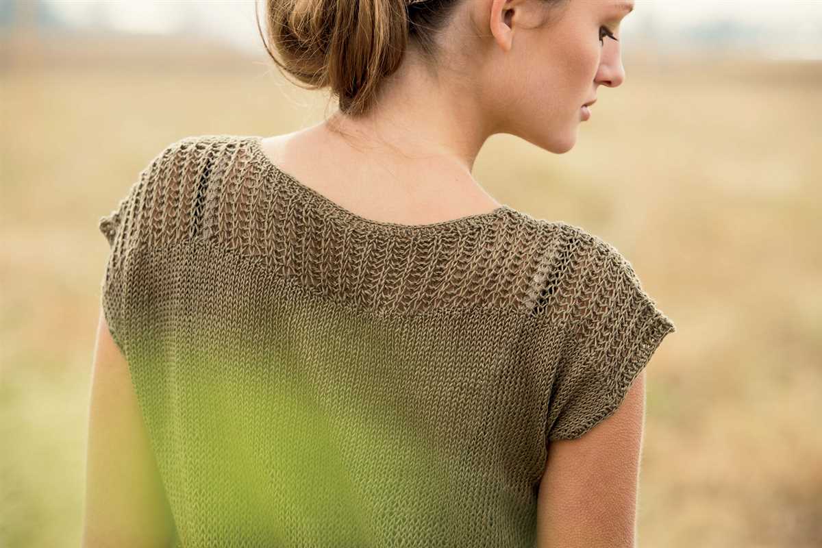 Ladies tank top knitting pattern free