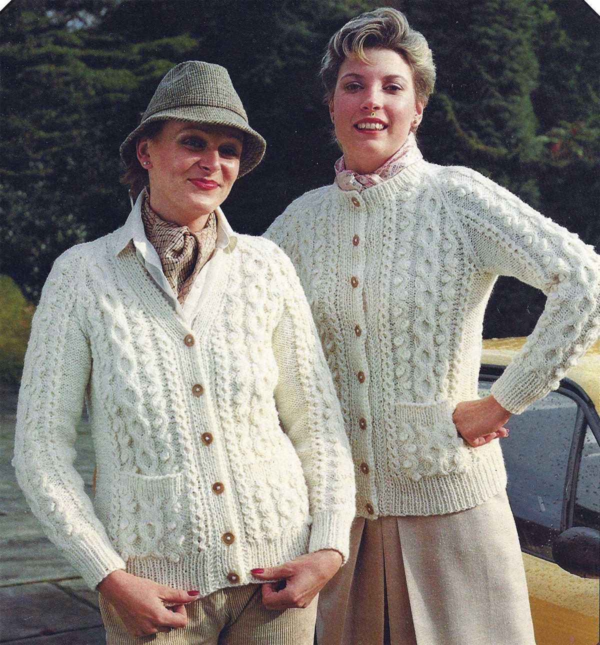 Ladies aran cardigan knitting patterns