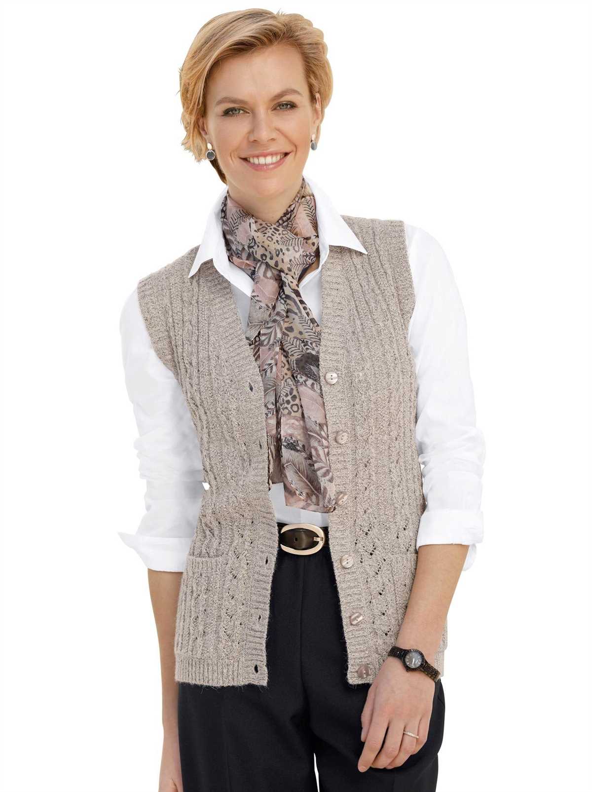 Ladies waistcoat knitting patterns