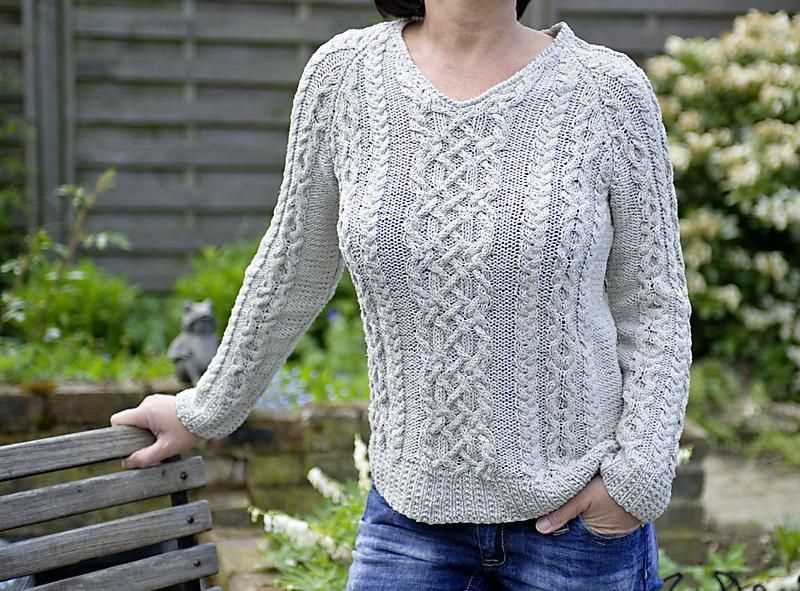 Easy summer sweater knitting pattern