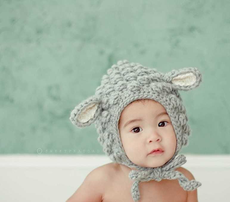 Lamb hat knitting pattern