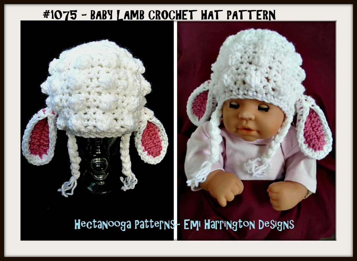 Lamb hat knitting pattern