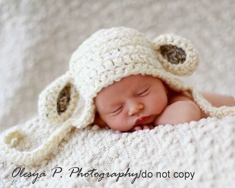 Lamb hat knitting pattern