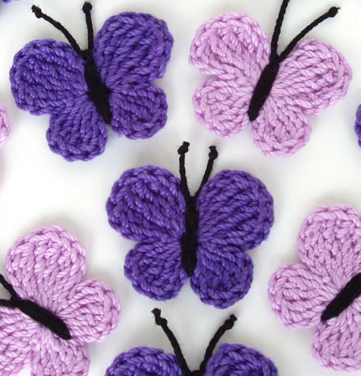 Large butterfly knitting pattern