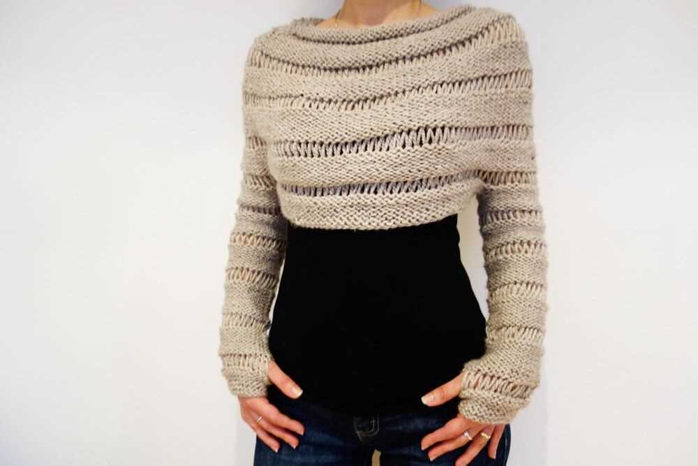 Knit flat sweater pattern