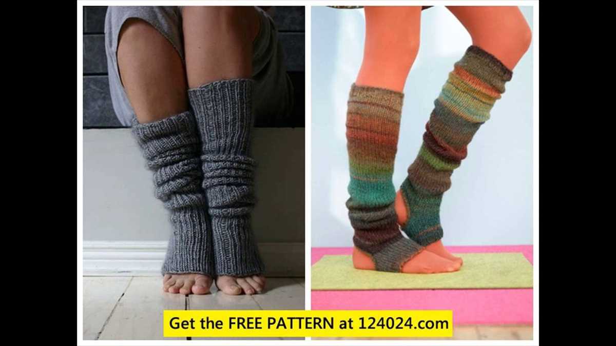 Leg warmer knitting pattern free