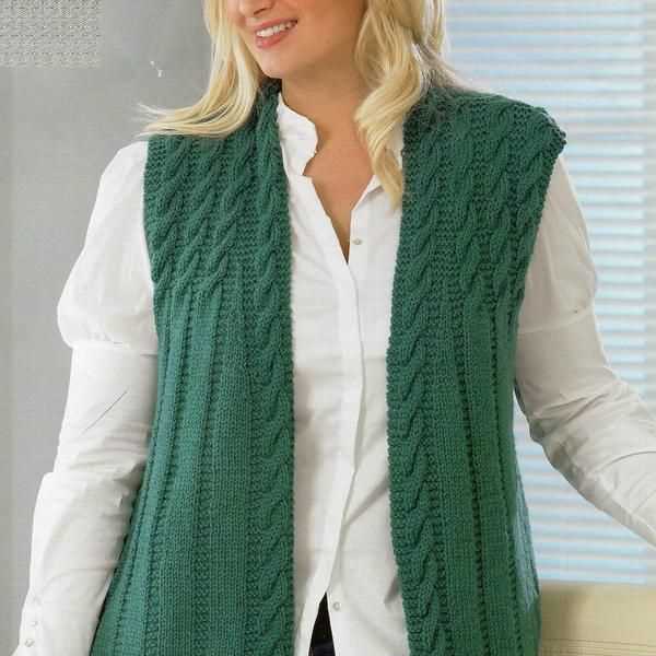 Knitting patterns for ladies vests