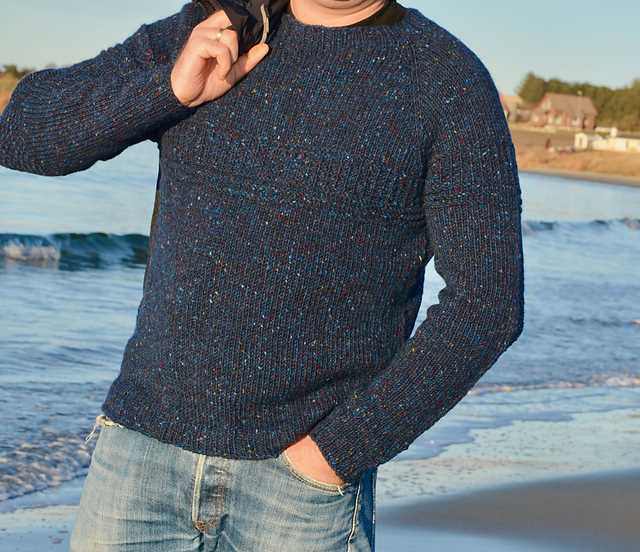 Basic mens sweater knitting pattern