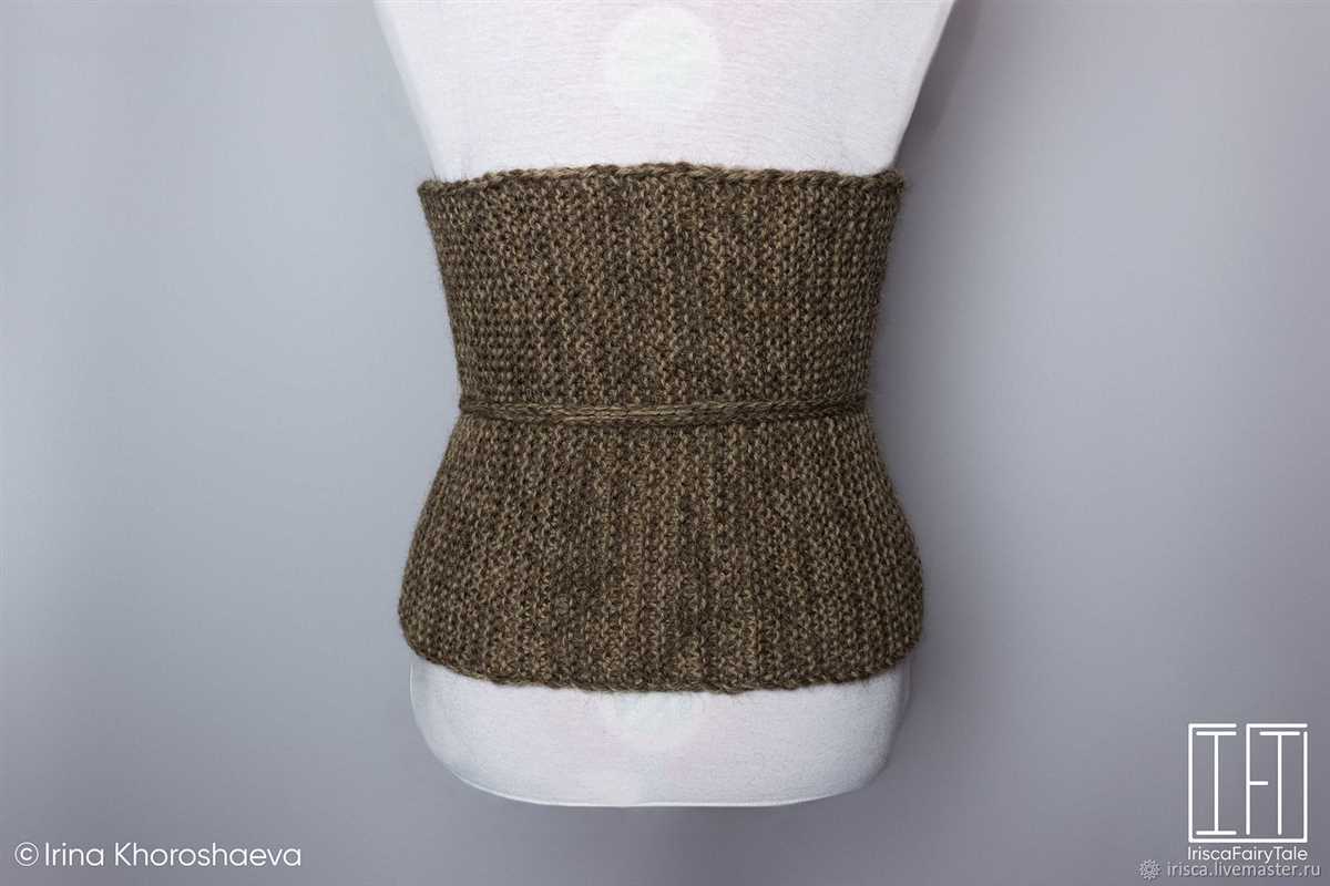 Belt knitting pattern