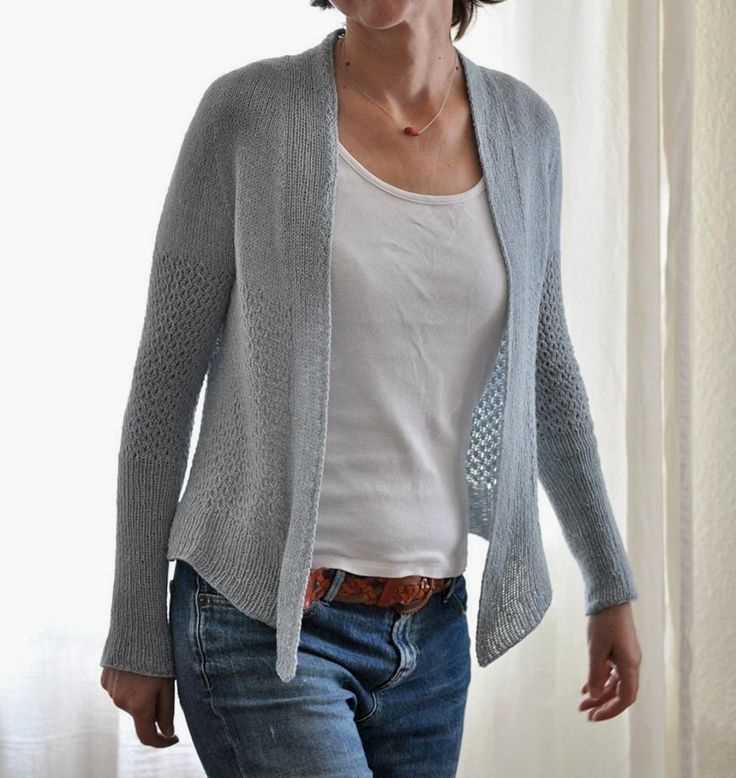 Lightweight knit sweater pattern