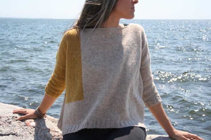 Lightweight knit sweater pattern