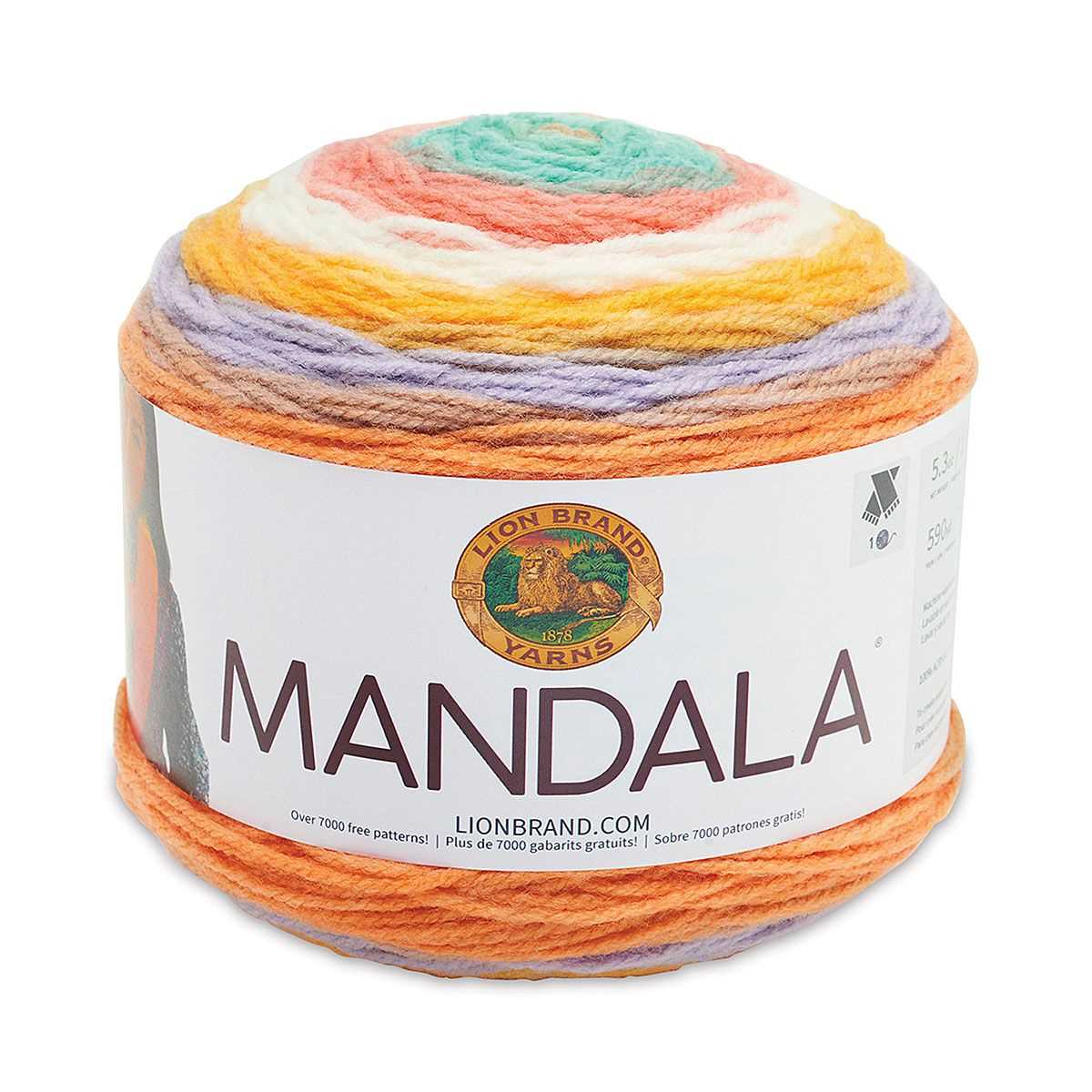 Lion brand mandala yarn knitting patterns