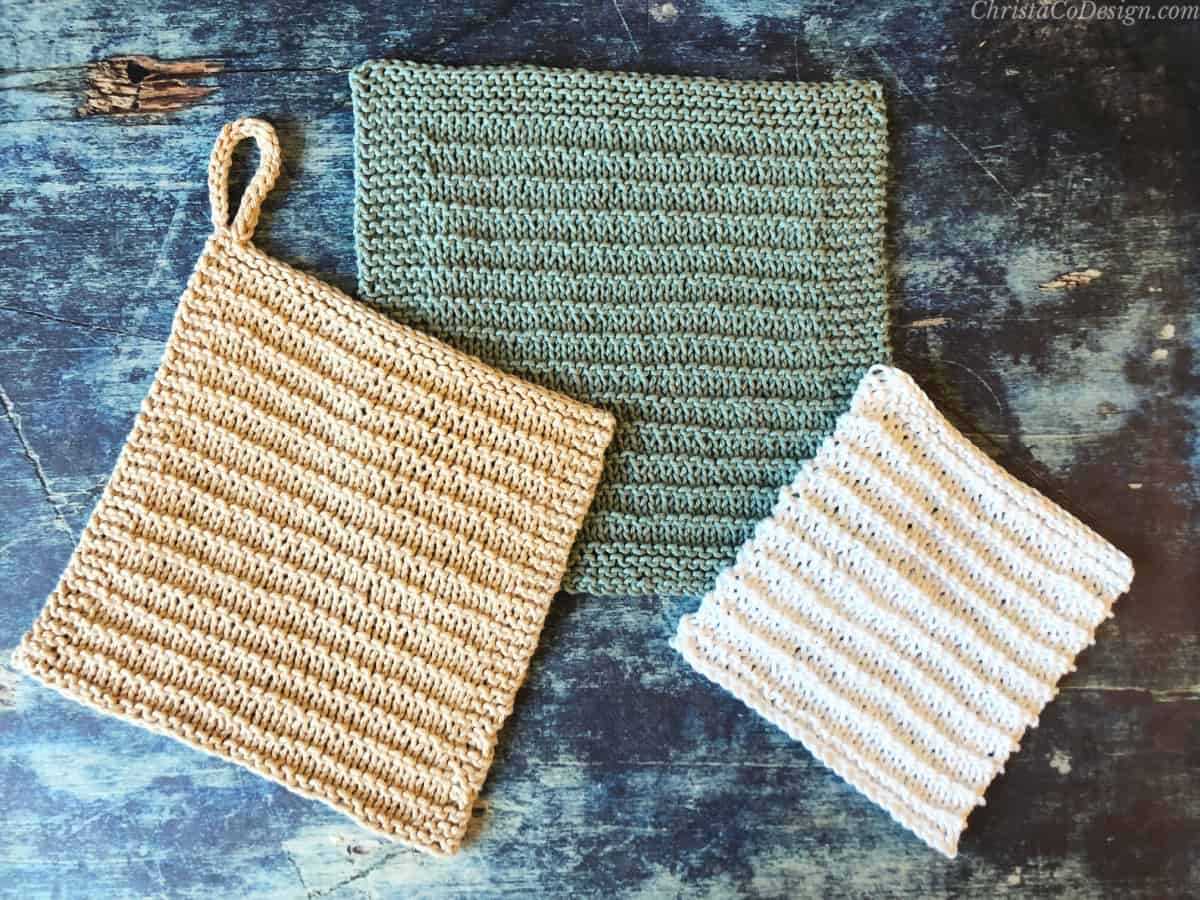 Knitted dish towel patterns free