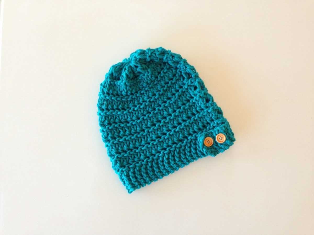 Loom knit beanie pattern