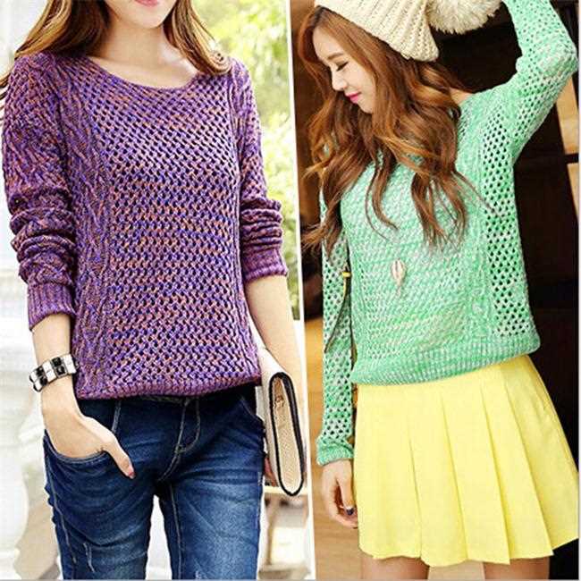 Loose knit top pattern