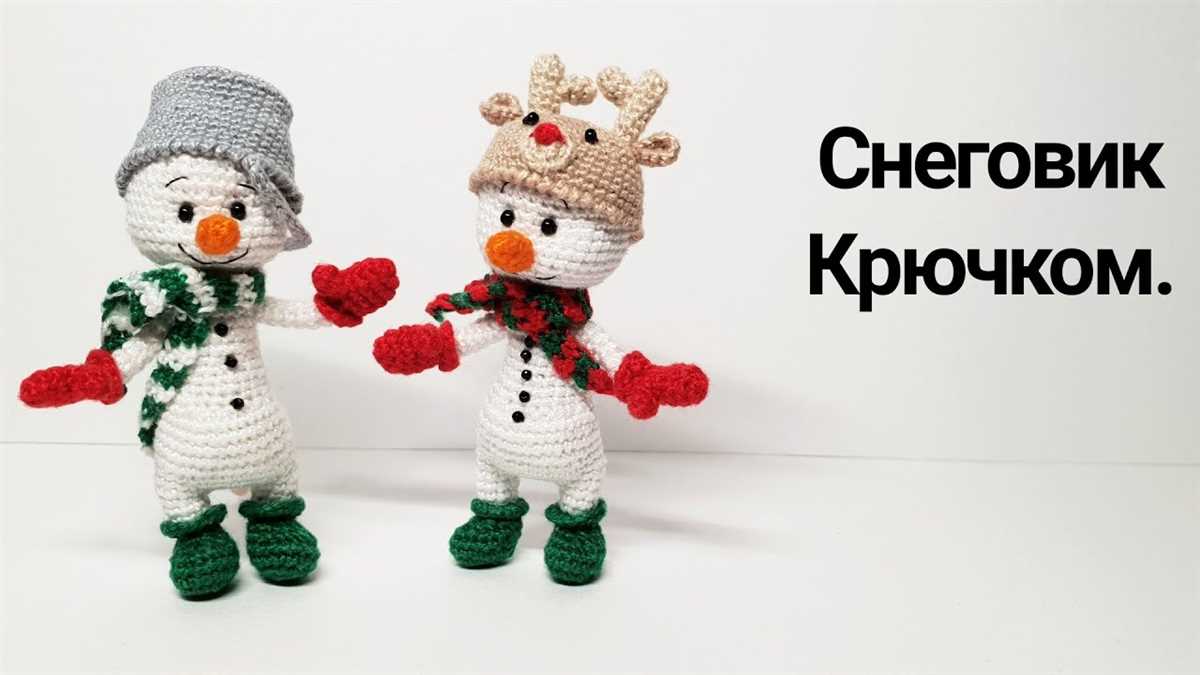 Free mini snowman knitting pattern