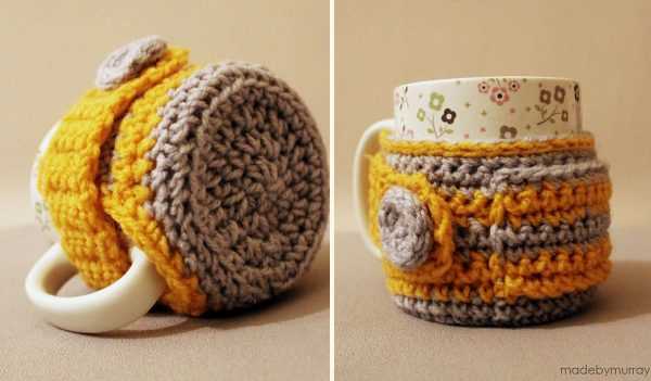 Mug cozy knitting pattern easy