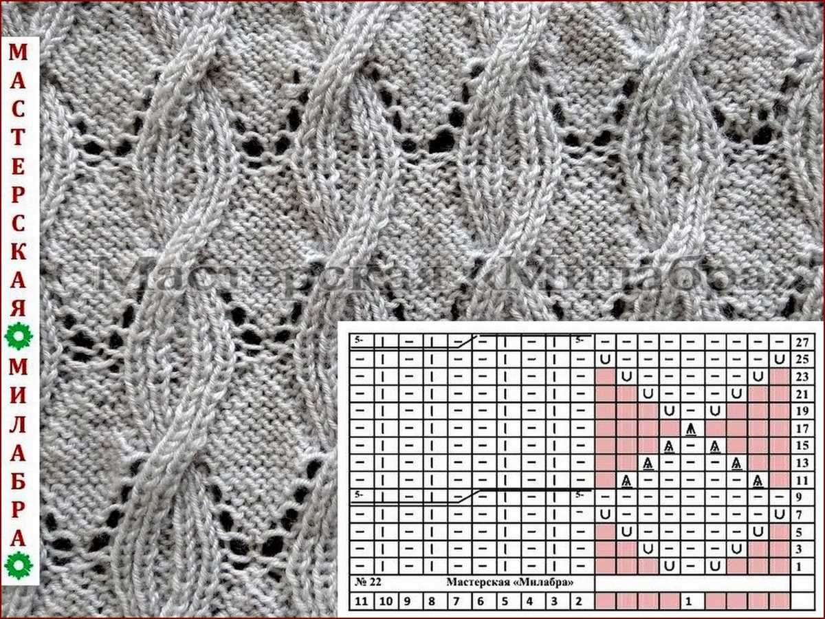 Cat motif knitting pattern