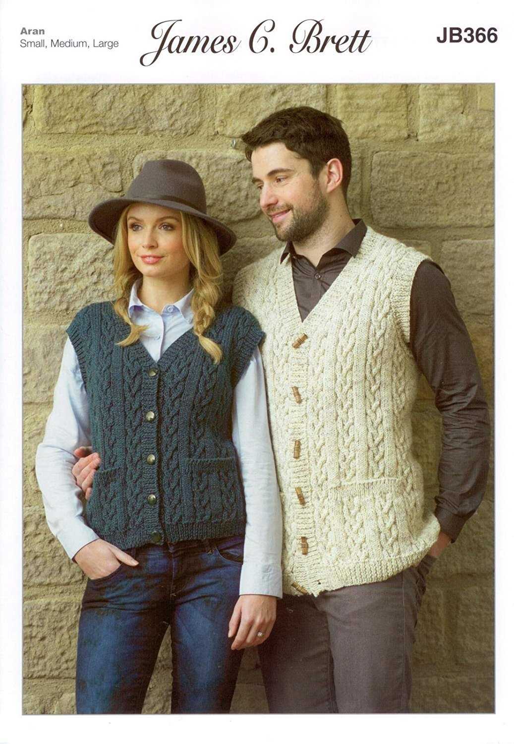 Knitting pattern for waistcoat