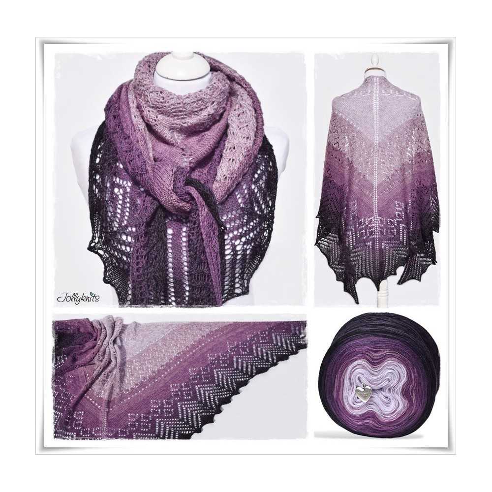 Cotton shawl knitting pattern