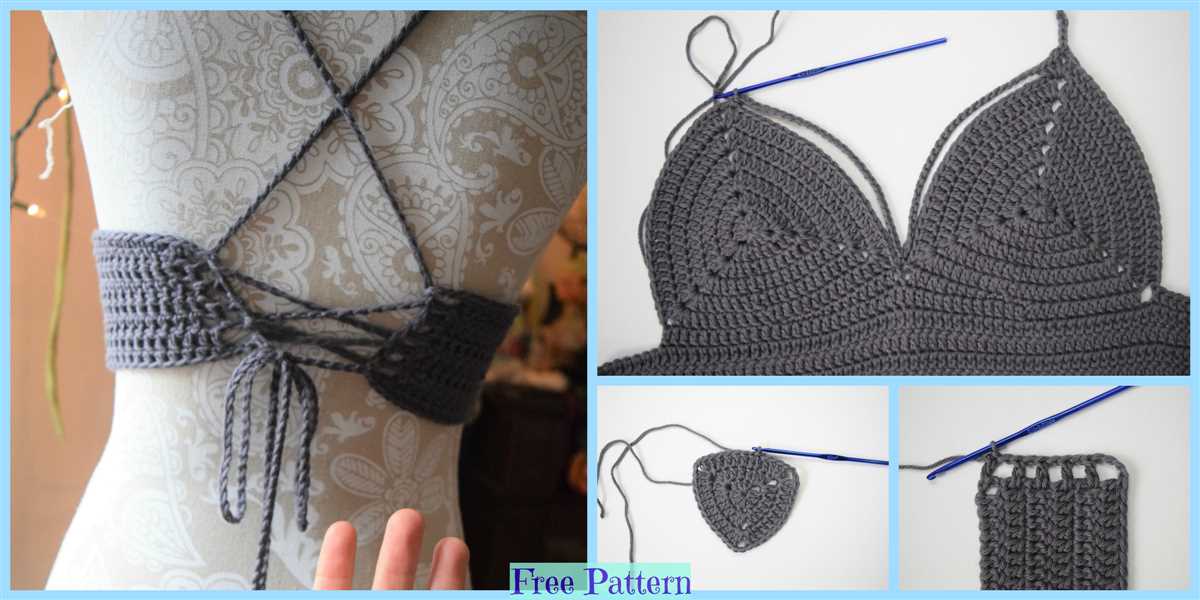 Knitting pattern bralette