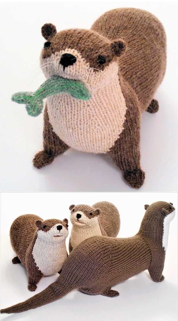 Sea otter knitting pattern