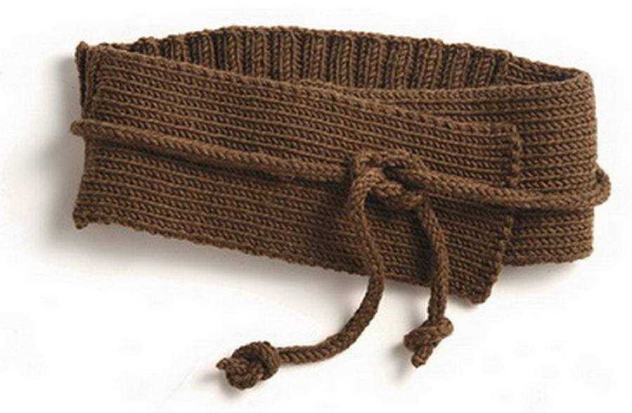 Belt knitting pattern