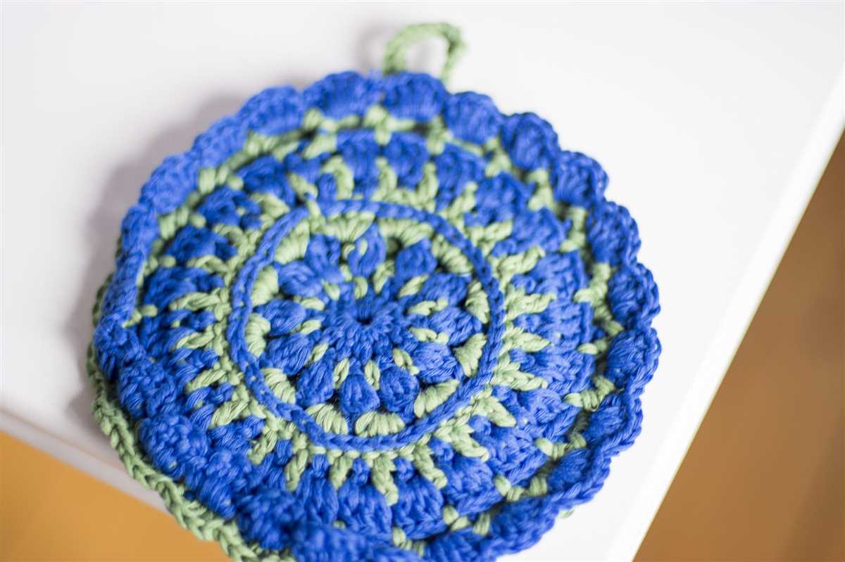 Pot holder knitting pattern beginners