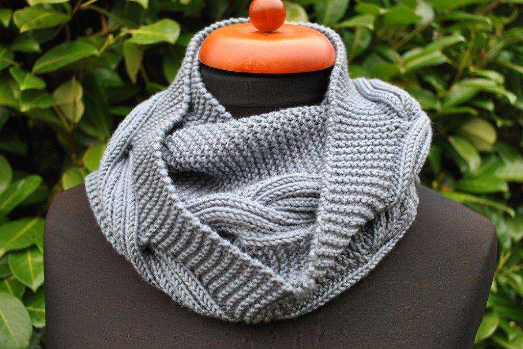 Male snood knitting pattern